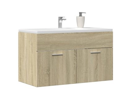 Koupelnová skříňka pod umyvadlo dub sonoma 90 x 38,5 x 46 cm 856213