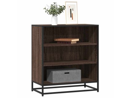 Příborník hnědý dub 68 x 35 x 76 cm kompozitní dřevo a kov 848978