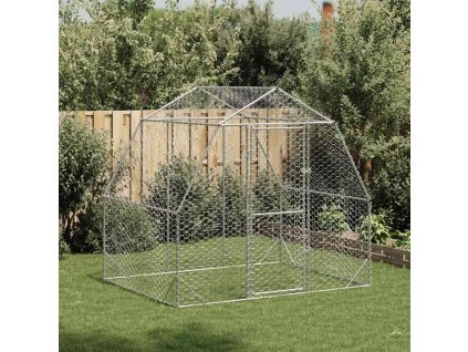 Výběh pro slepice 2,5x2x2,25 m pozinkovaná ocel 4104029