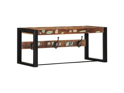 Věšák na kabáty vícebarevné 80x35x35 cm recyklované dřevo 4015938