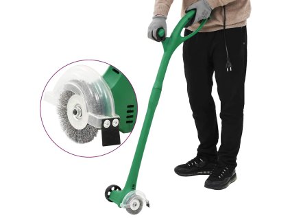 Elektrický kartáč na plevel 140 W zelený 144011