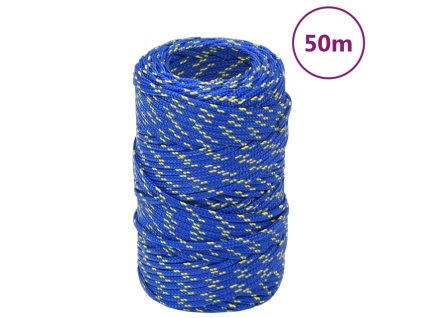 Lodní lano modré 2 mm 50 m polypropylen 152424