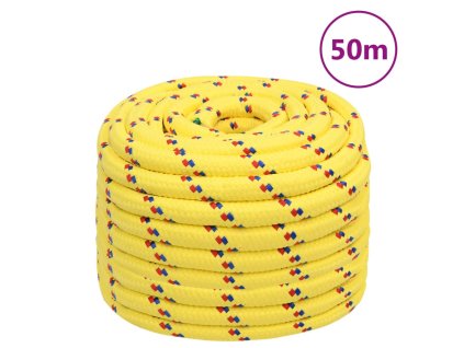 Lodní lano žluté 20 mm 50 m polypropylen 152633
