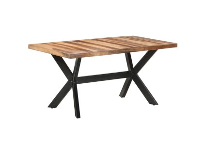 Jídelní stůl 160x80x75 cm masiv s medovou povrchovou úpravou 321547