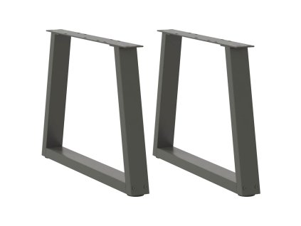 Nohy konferenčního stolku ve tvaru V 2 ks antracitové 70 x (42-43,3) cm ocelové 4012558