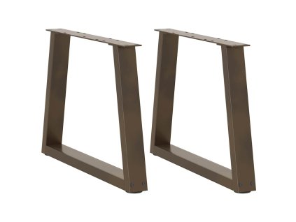 Nohy konferenčního stolku ve tvaru V 2 ks přírodní ocel 50 x (42-43,3) cm ocel 4012551