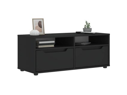 TV skříňka VISNES černý 100x40x38 cm kompozitní dřevo 4108293