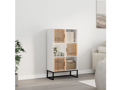 Highboard bílý 70 x 35 x 125 cm kompozitní dřevo 352136