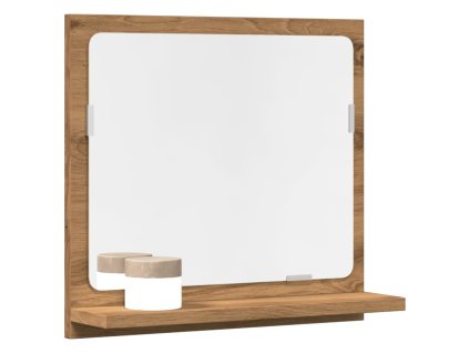Koupelnová skříňka se zrcadlem dub artisan 40x11x37 cm kompozit 856188