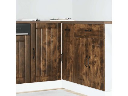 Spodní kuchyňská skříňka "Lucca" kouřový dub kompozitní dřevo 854313