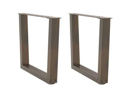 Nohy konferenčního stolku ve tvaru V 2 ks přírodní ocel 50 x (42-43,3) cm ocel 4012631