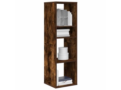 Knihovna kouřový dub 34x31x112 cm kompozitní dřevo 860287