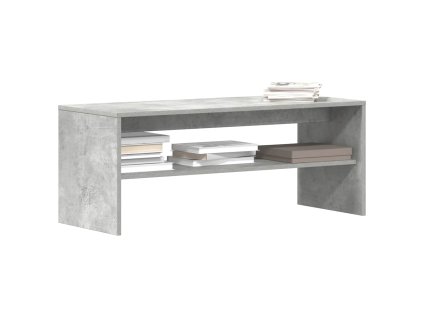 TV stolek šedý 100 x 40 x 40 cm dřevotříska 859121