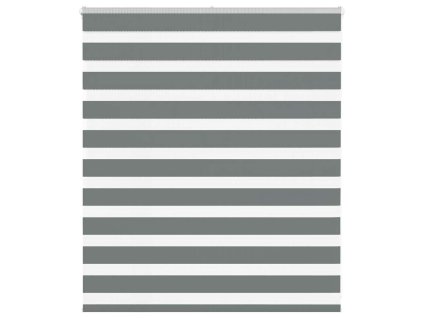 Zebra roleta tmavě šedá 120x100cm šířka látky 115,9cm polyester 4014109
