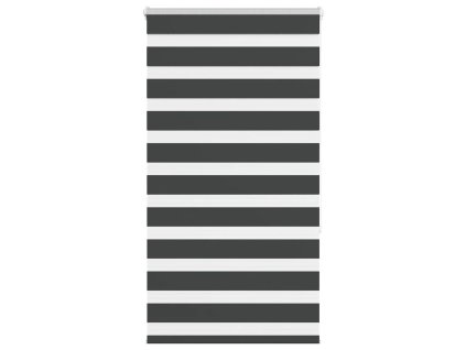 Zebra roleta černá 90x150 cm šířka látky 85,9 cm polyester 4014233