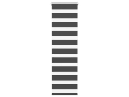 Zebra roleta černá 50x150 cm šířka látky 45,9 cm polyester 4014225