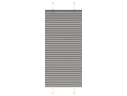 Plisovaná roleta antracitová 55x150 cm Šířka látky 54,4 cm 4015083