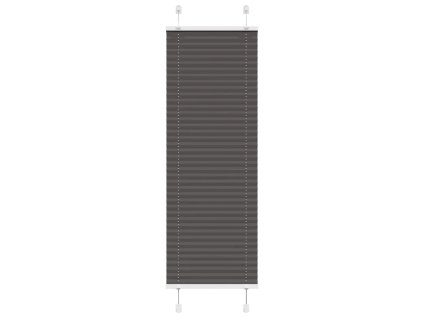 Plisovaná roleta černá 40x150 cm Šířka látky 39,4 cm Polyester 4015131