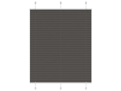 Plisovaná roleta černá 105x100 cm Šířka látky 104,4cm Polyester 4015127