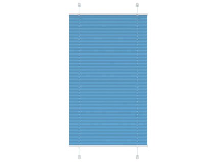 Plisovaná roleta modrá 70x100 cm Šířka látky 69,4 cm Polyester 4015171