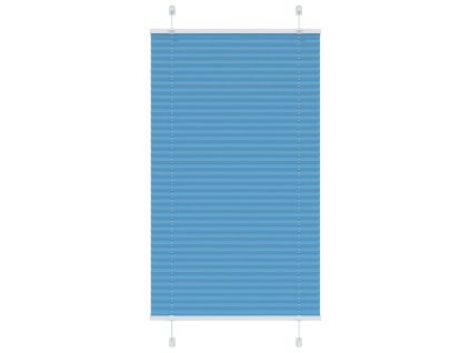 Plisovaná roleta modrá 80x100 cm Šířka látky 79,4 cm Polyester 4015173