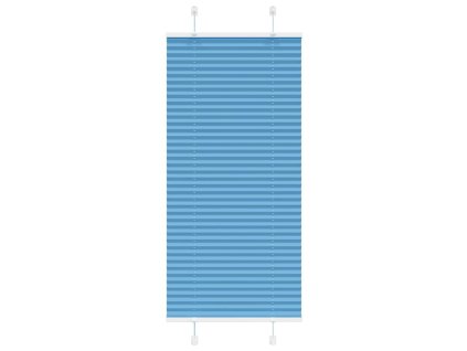 Plisovaná roleta modrá 60x150 cm Šířka látky 59,4 cm Polyester 4015186
