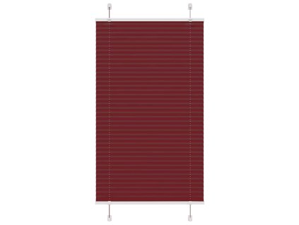 Plisovaná roleta Bordeauxská červená 75x150 cm Šířka látky 4015240