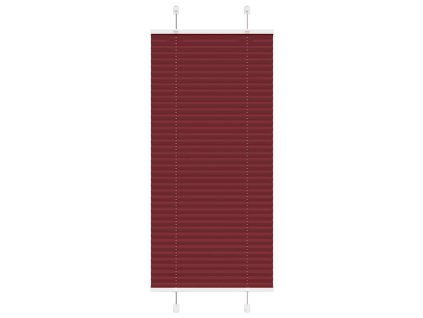 Plisovaná roleta Bordeauxská červená 60x150 cm Šířka látky 4015237