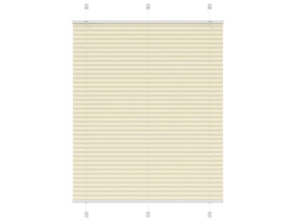 Plisovaná roleta krémová 105x100 cm Šířka látky 104,4 cm 4015280