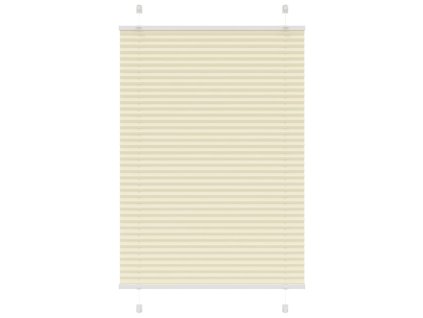 Plisovaná roleta krémová 90x150 cm Šířka látky 89,4cm Polyester 4015294