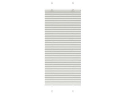 Plisovaná roleta světle šedá 60x150 cm Šířka látky 59,4 cm 4015339