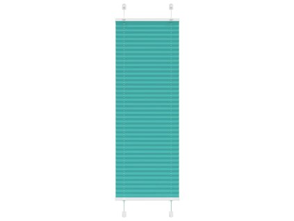 Plisovaná roleta Benzínová zelená 45x100 cm Šířka látky 44,4cm 4015370