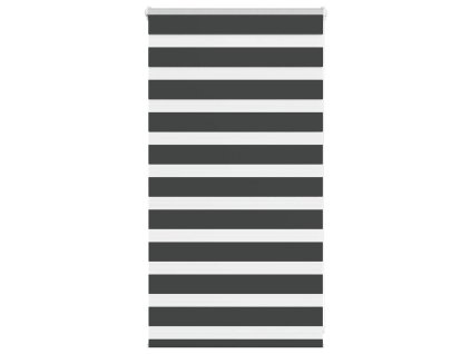 Zebra roleta černá 75x100 cm šířka látky 70,9 cm polyester 4014204