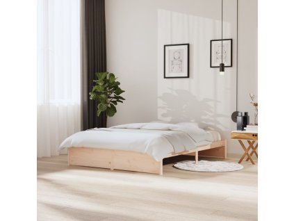 Rám postele masivní dřevo 150 x 200 cm King Size 814954