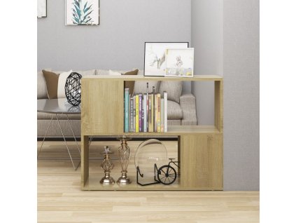 TV stolek dub sonoma 80 x 24 x 63 cm dřevotříska 809119