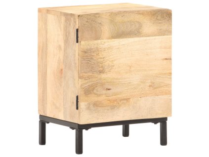 Noční stolek 40 x 30 x 51 cm masivní mangovníkové dřevo 320225