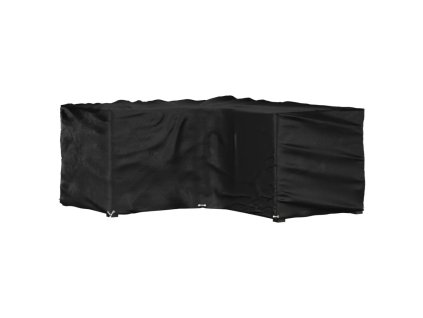 Plachta na zahradní nábytek tvar L 12 oček 185 x 185 x 90 cm 319314