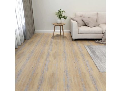 Samolepicí podlahové desky 55 ks PVC 5,11 m² hnědé 324669