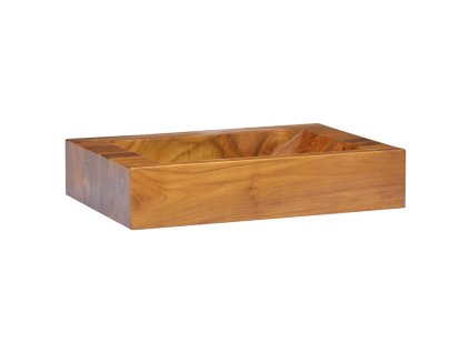 Umyvadlo masivní teak 50 x 35 x 10 cm 326163