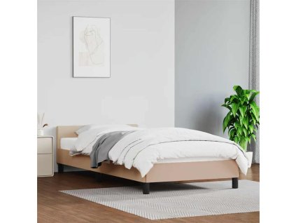 Rám postele s čelem bez matrace cappuccino 100x200 cm 347488