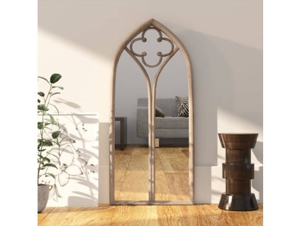 Zrcadlo pískové 70 x 30 cm železo do interiéru 3093521