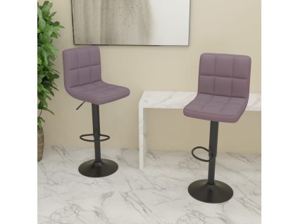 Barové židle 2 ks taupe textil 334283