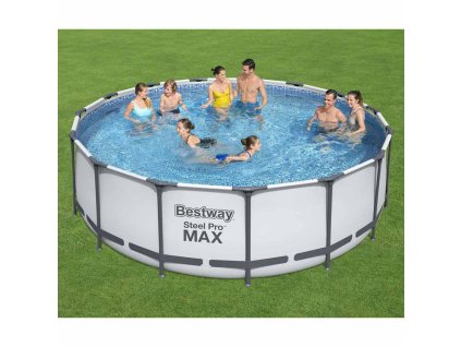 Bestway Bazén Steel Pro MAX s příslušenstvím kulatý 457 x 122 cm 3202523