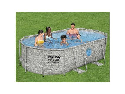Bestway Bazén Power Steel s příslušenstvím 427 x 250 x 100 cm 3202671