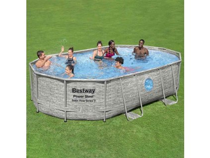 Bestway Power Steel Bazénový set 488 x 305 x 107 cm 93335