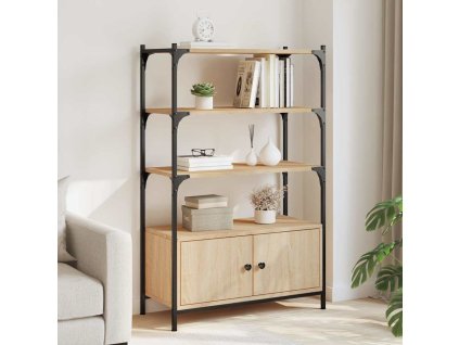 Knihovna se 3 policemi dub sonoma 70 x 30 x 109,5 cm kompozit 838994