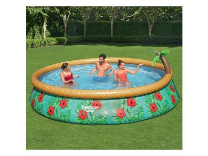 Bestway Nafukovací bazén Fast Set Paradise Palms 457 x 84 cm 3202553