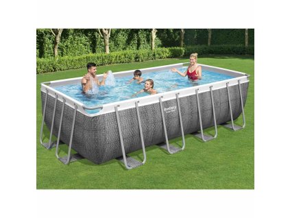 Bestway Bazénový set Power Steel obdélníkový 488 x 244 x 122 cm 3202572