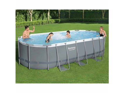 Bestway Nadzemní bazén Power Steel oválný 549 x 274 x 122 cm 3202534