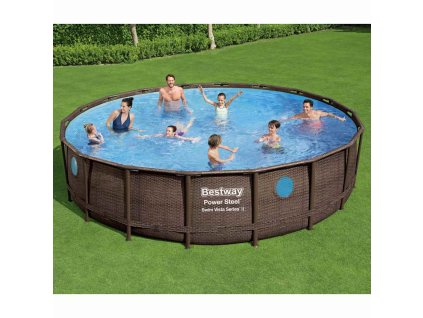 Bestway Bazén Power Steel s příslušenstvím 549 x 122 cm 3202569